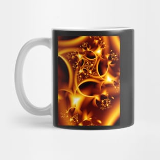 Fiery Fractal Flames Mug